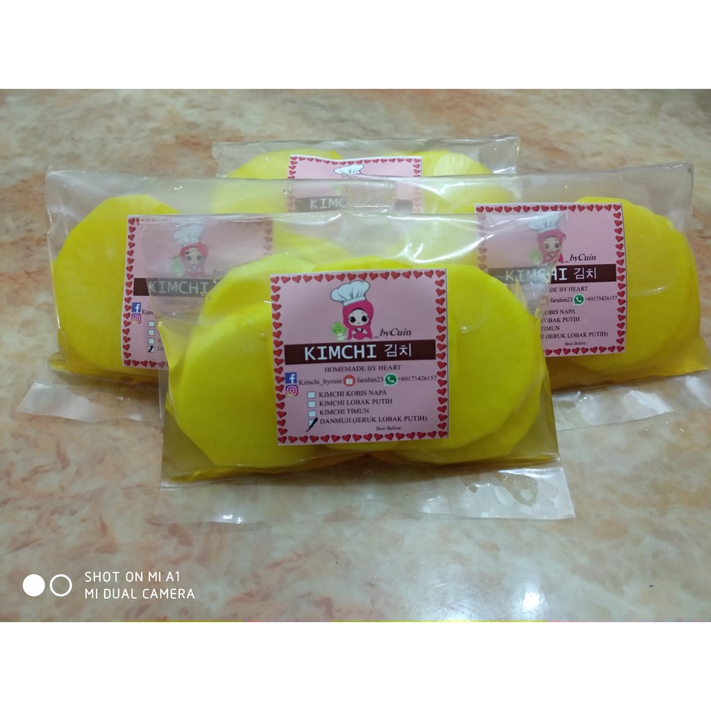 Danmuji Jeruk Lobak Putih Homemade Halal Kimchi Bycuin Shopee Malaysia
