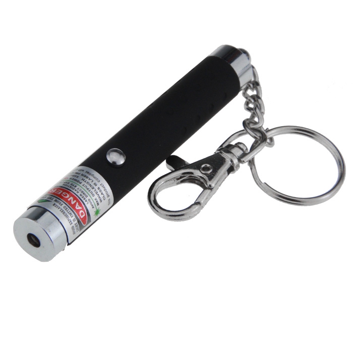 Premium RED Laser Pointer with Hook Keychain / Class III Laser