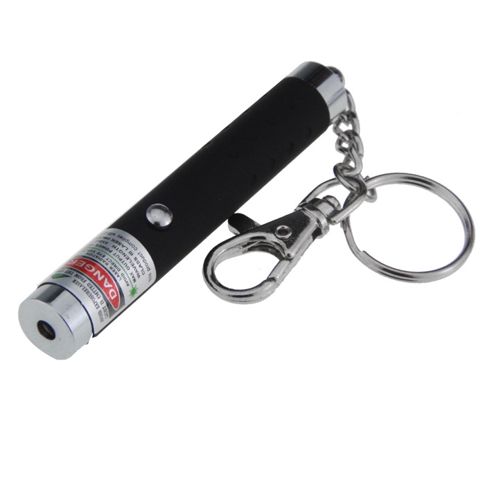 Premium RED Laser Pointer with Hook Keychain / Class III Laser ...