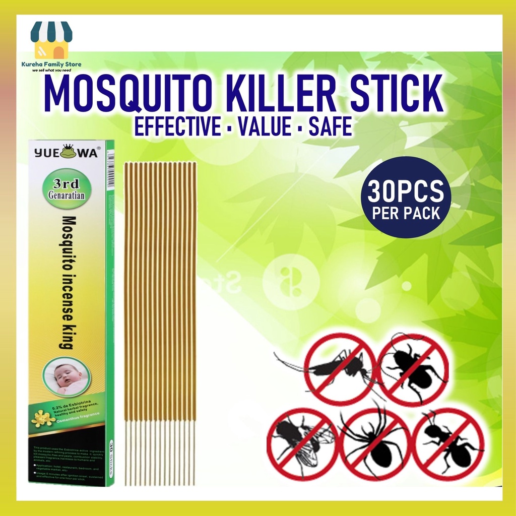 YUEWA Lingkaran Ubat Nyamuk Colok Mosquito King Pest Killer Stick 100%