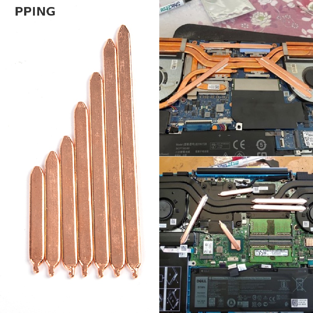 [LOV] Copper Tube Diy Computer Laptop Cooling Notebook Heat Pipe Flat