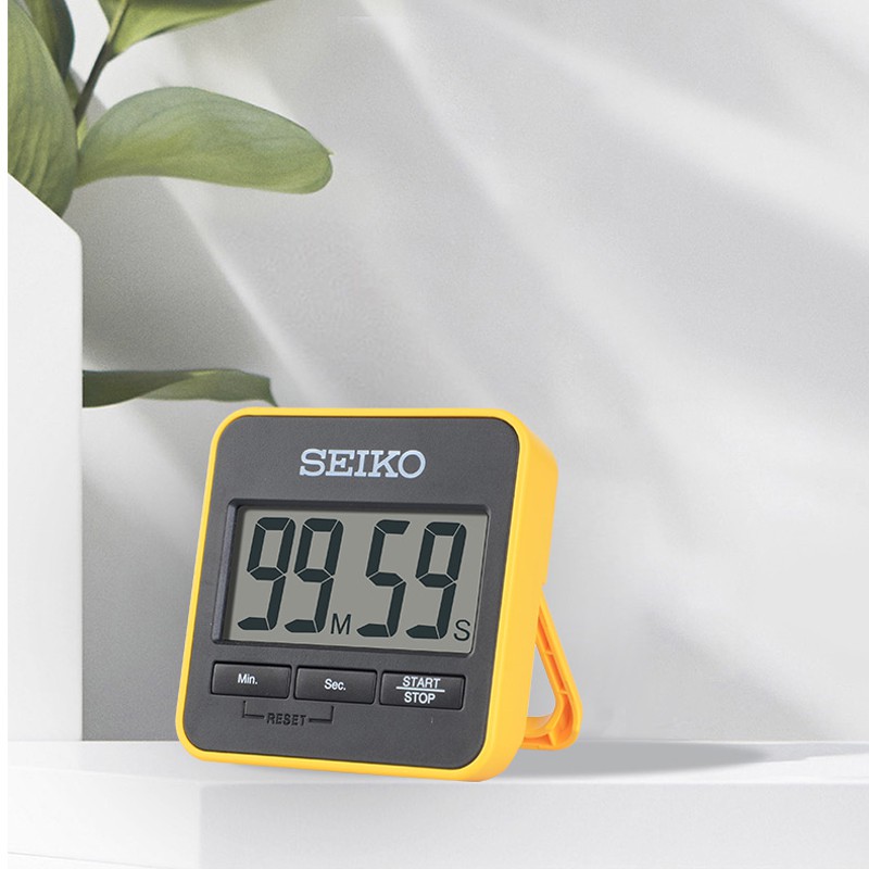 SEIKO Timer QHY001Y Hight Quality 1pc Digital Countdown Timer Stopwatch  With Stand 3 months Warranty Fast Delivery | Shopee Malaysia