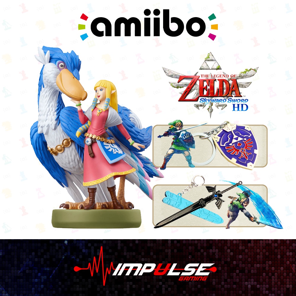 Amiibo The Legend of Zelda Skyward Sword Series - Zelda & Loftwing ...