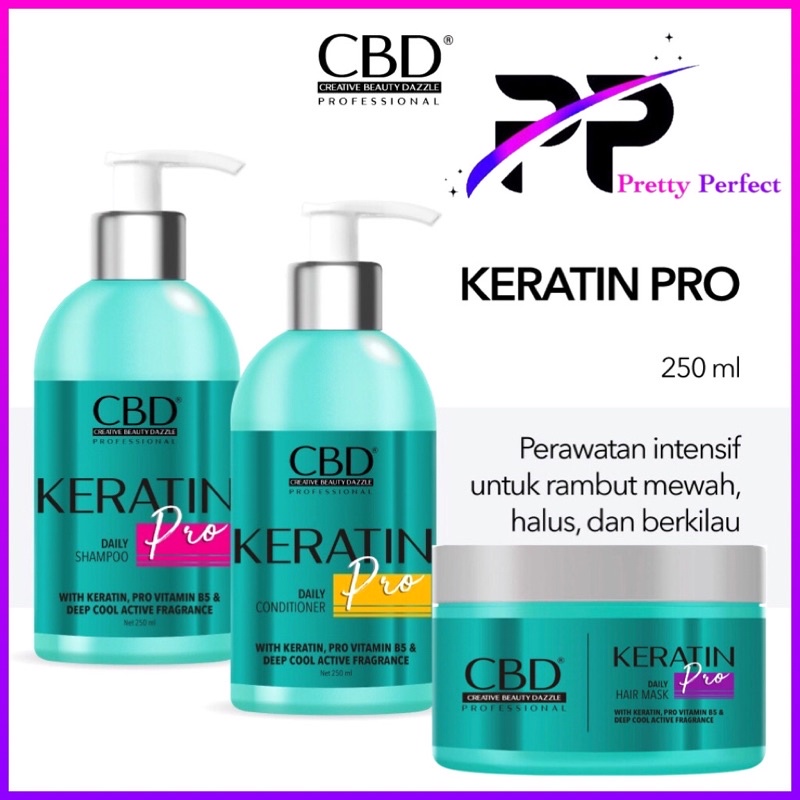 Cbd Keratin Pro Hair Mask/Shampoo/Conditioner 250ml | Shopee Malaysia