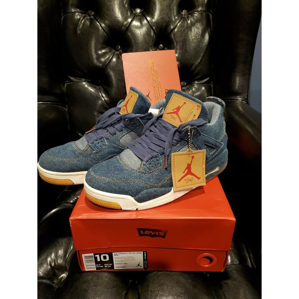 nike air jordan 4 x levi's