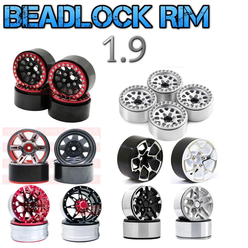 Details about   4PCS 1.9 Beadlock Wheel Rim Hub Fr 1/10 Traxxas Hsp Redcat Rc4wd HPI RC Car M4F5