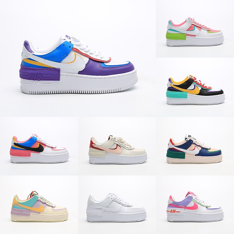 nike air force 1 colorful womens