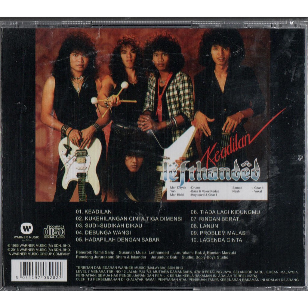 Album Cd Lefthanded Keadilan 10 Lagu Lagu Shopee Malaysia