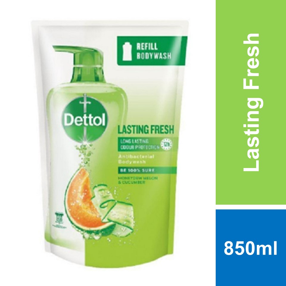 Dettol Shower Gel Refill Pouch Lasting Fresh 850ml Shopee Malaysia