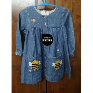 next girls denim dress