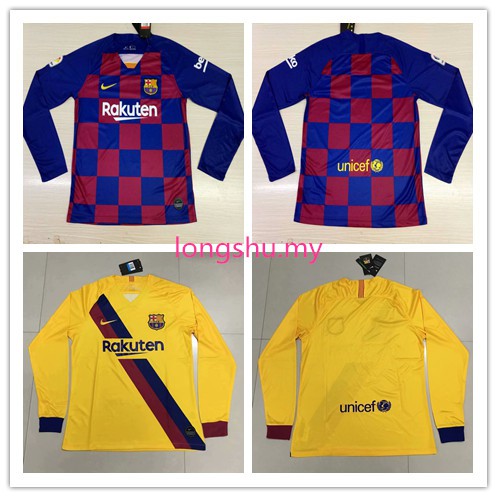 barcelona away jersey full sleeve