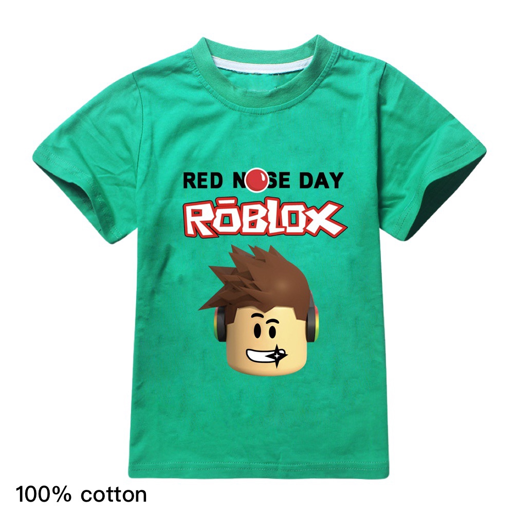 Buy 2020 Summer New Roblox 100 Pure Cotton Children S T Shirts Tops Clothing Boys Short Sleeved T Shirt Clothes Girls Tee Shirts Seetracker Malaysia - pure white shirt roblox
