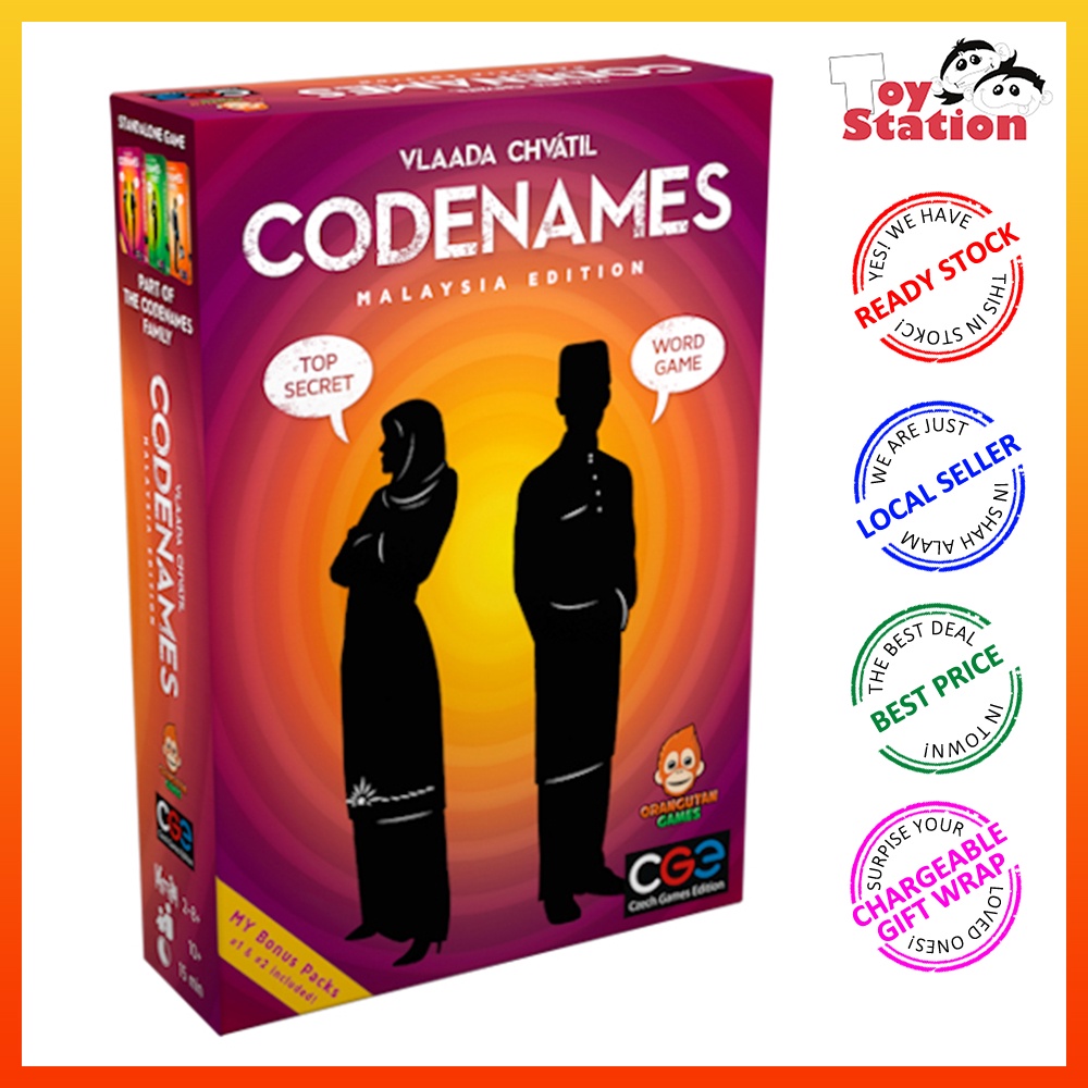 ORIGINAL The Codenames (Malaysia Edition) Board Game by Orangutan Games ...