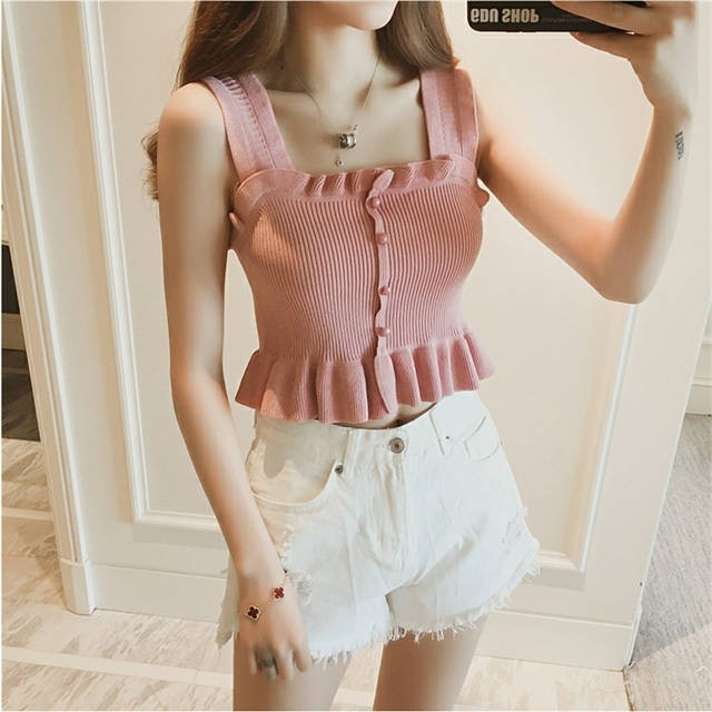 shopee sleeveless blouse