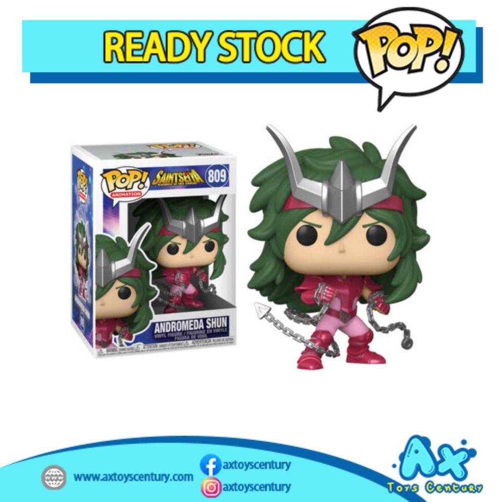 Funko Pop! Animation: Saint Seiya: Knights of the Zodiac - Andromeda Shun #809 100% Genuine