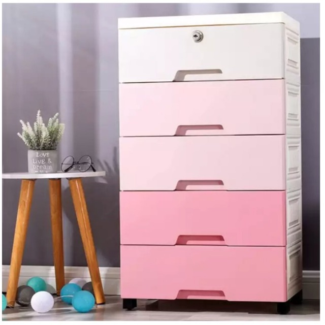 Nordic Design 5 Tiers With Locker Style Plastic Cabinet Drawer Storage Cabinet Shopee Malaysia