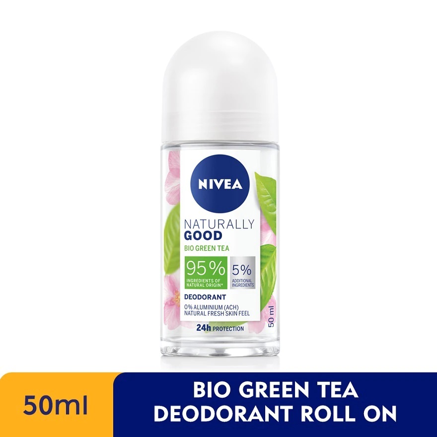 NIVEA Naturally Good Bio Green Tea Roll On 50ml