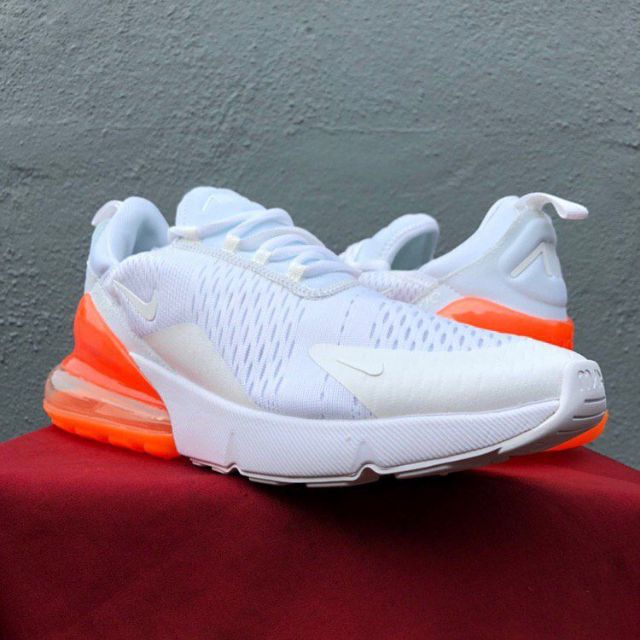 nike airmax 270 white orange