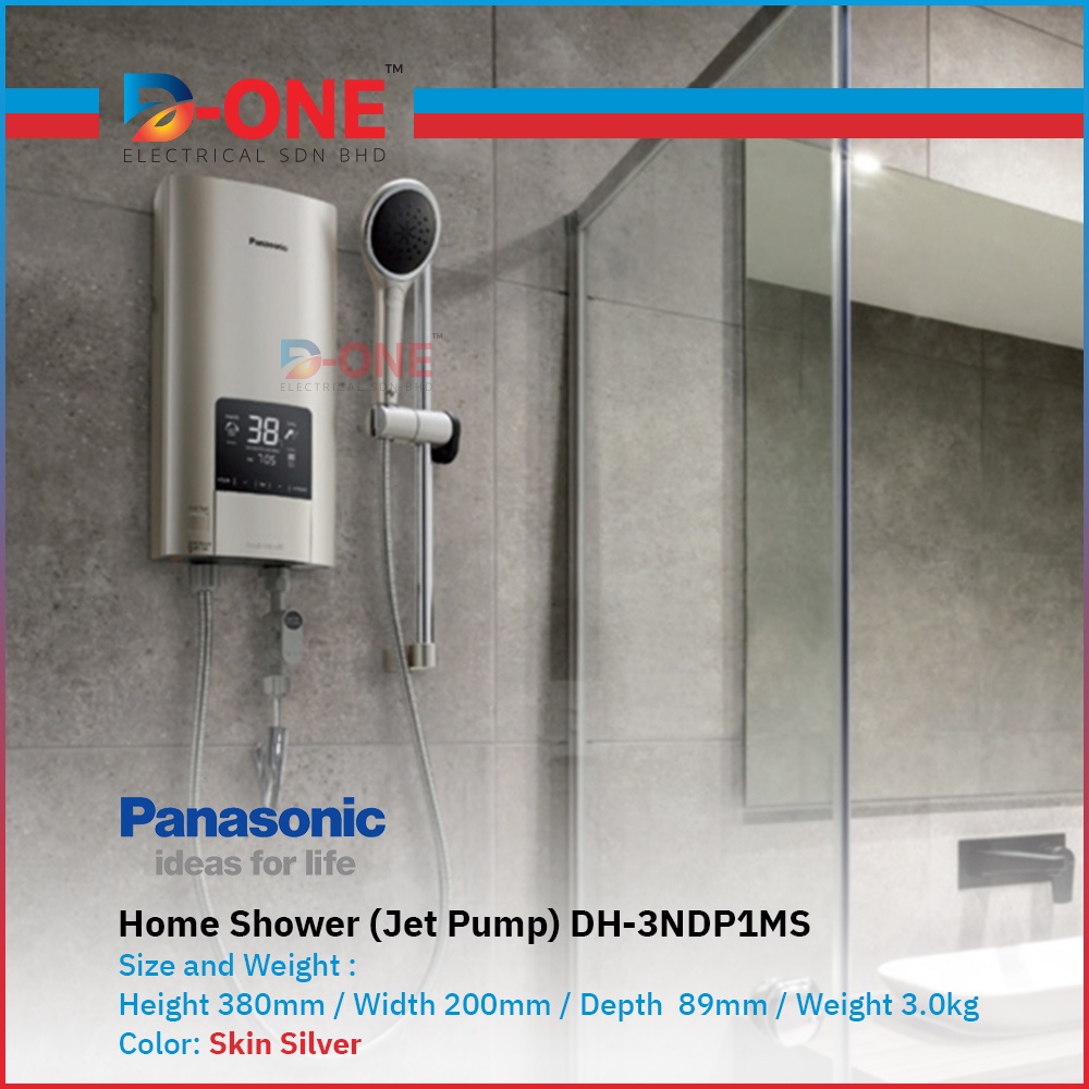Panasonic Home Shower (Jet Pump) DH3NDP1MS Water Heater with Pump