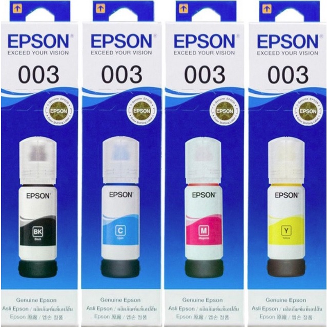 Original Epson 003 Refill Ink Bottle L3110 L3116 L3150 L3210 L3156 L1110 L5190 Cm 5081