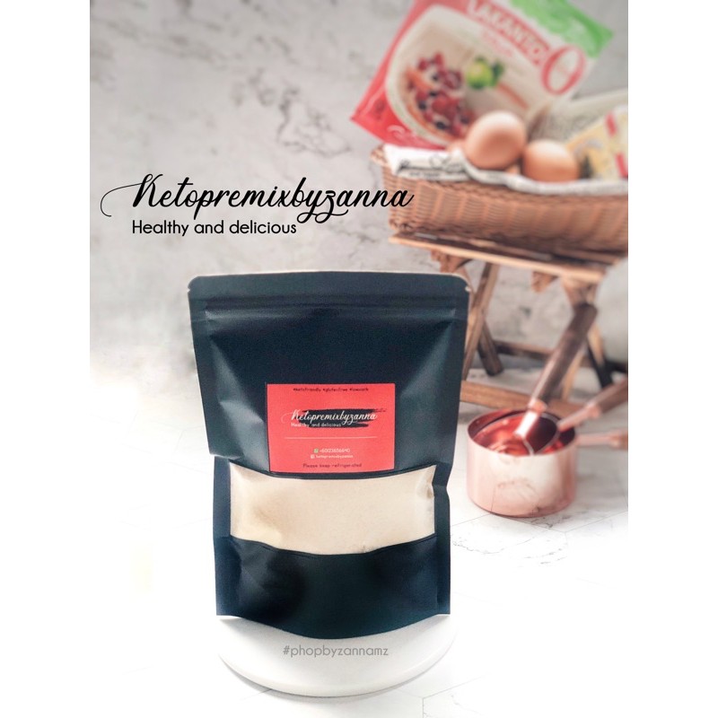 Keto Choc Moist Steam Cake Premix/ Tepung Premix Kek ...