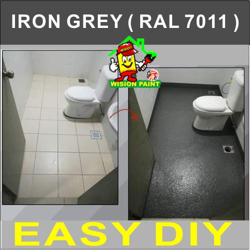 RAL 7011 FULL SET EPOXY PAINT FREE TOOLS RAL COLOUR 