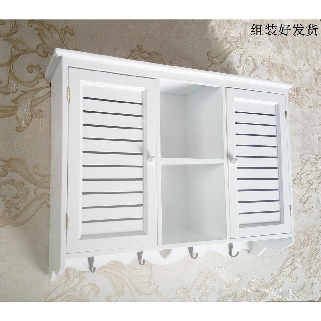 Modern Creative Bathroom Wall Cabinet Small Wall Cabinet Wall Mounted Cabinet Partition Rack Balcony Kitchen Storage Cab Shopee Malaysia