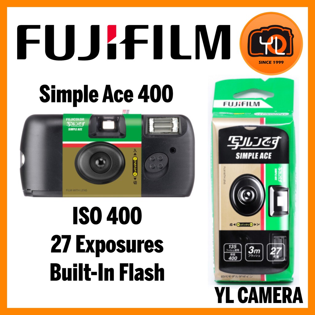 Fujifilm Simple Ace ISO400 Disposable Camera Shopee Malaysia