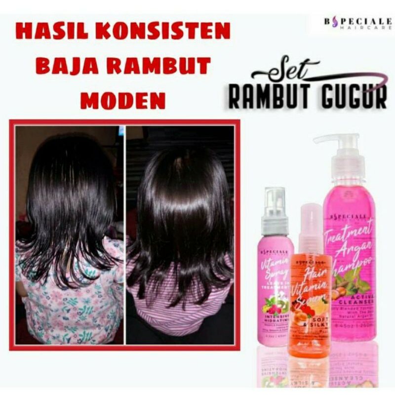 Bspecial Twin Pack Hair Vitamin Serum Melebatkan Rambut Shopee Malaysia