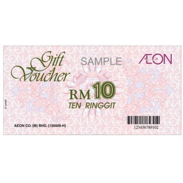 Aeon Gift Vouchers (Genuine) | Shopee Malaysia