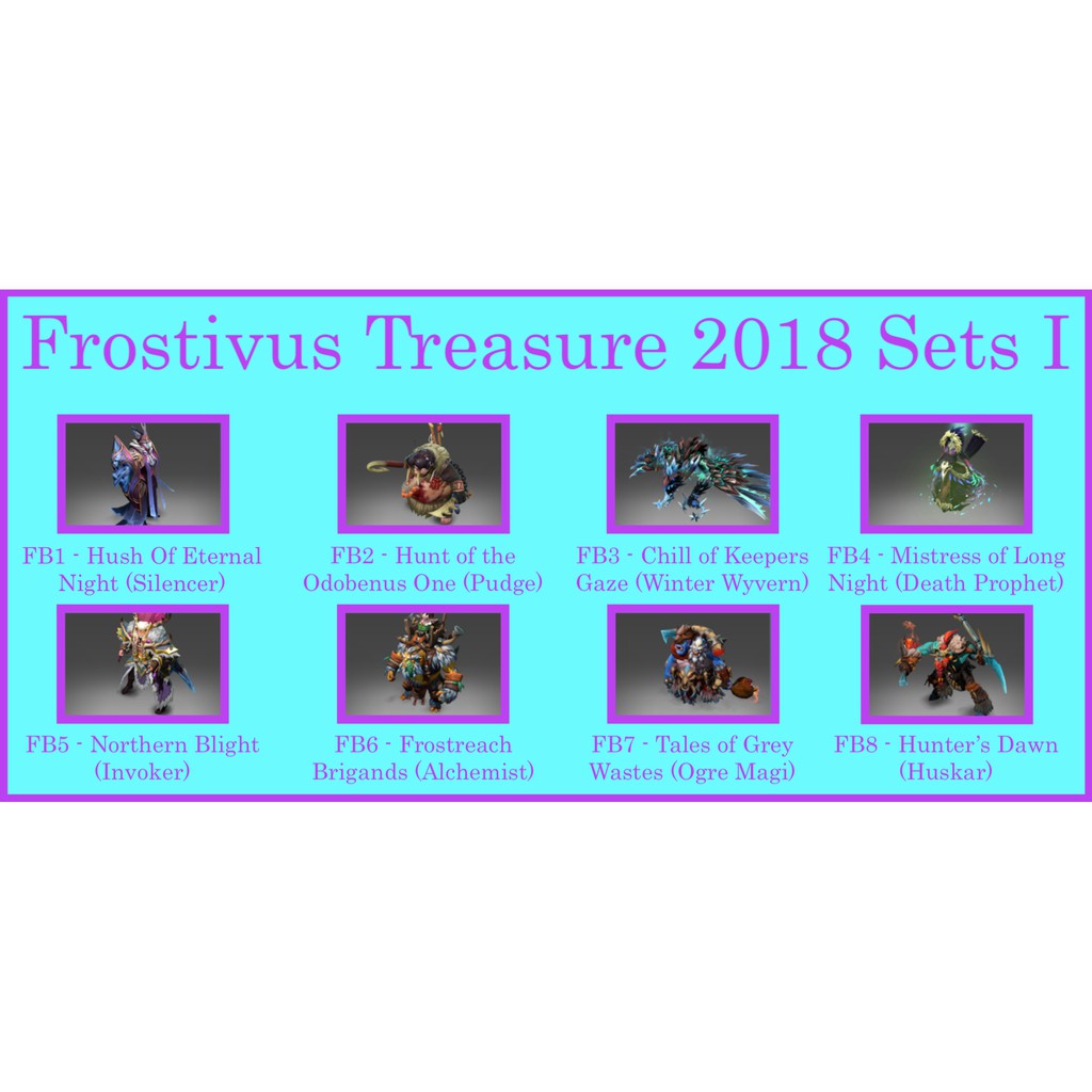 Dota 2 Frostivus Treasure 2018 Sets I Shopee Malaysia