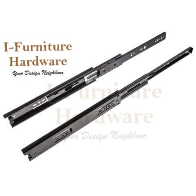 3 Way Heavy Duty Full Extension Ball Bearing Drawer Slide Shopee
