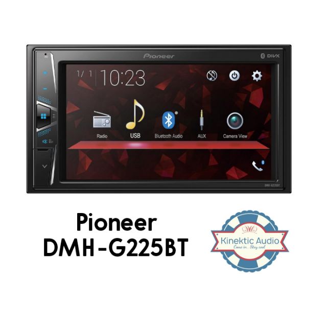 Pioneer DMHG225BT InDash DoubleDIN Digital Media AV Receiver with