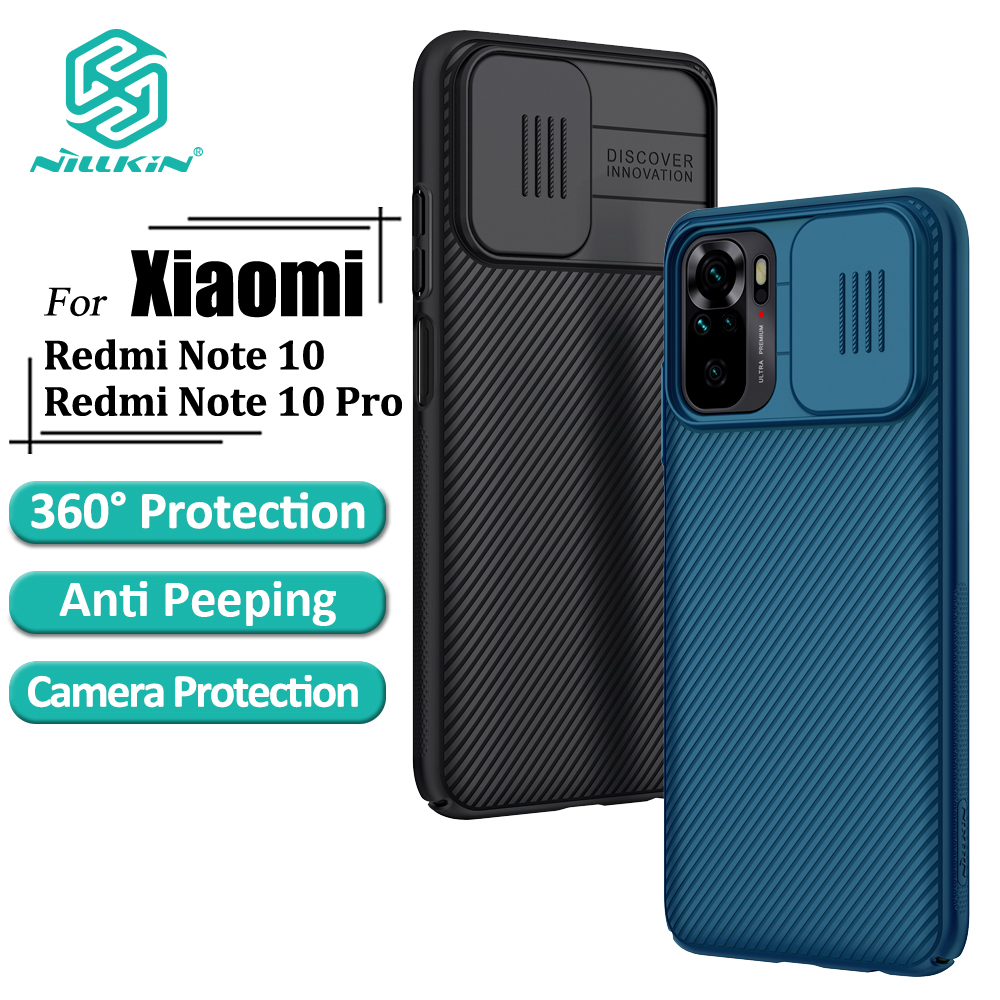 Nillkin CamShield Hard PC Casing For Xiaomi Redmi Note 10 Pro Note 10 5G Note 10s Redmi 10 Phone