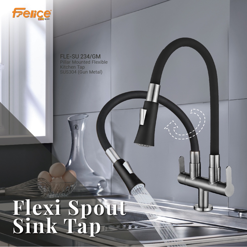 Flexible Kitchen Tap SUS304 Shopee Malaysia