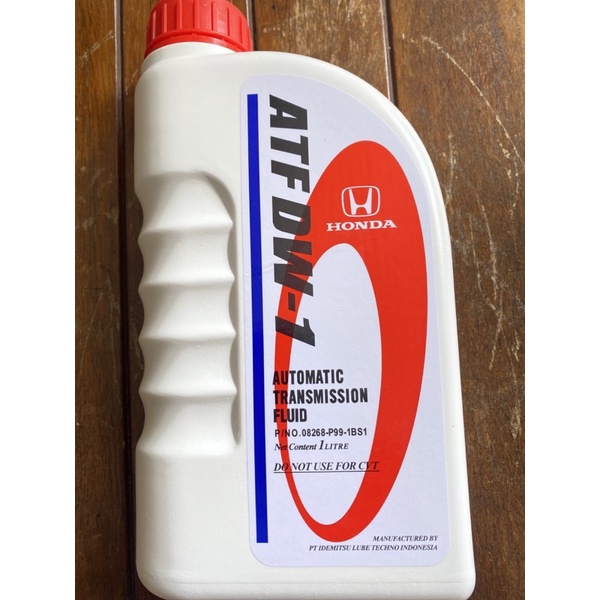 HONDA (CITY / CIVIC / CRV / ACCORD / JAZZ / HRV / BRV)DW1 ATF 1L AUTO