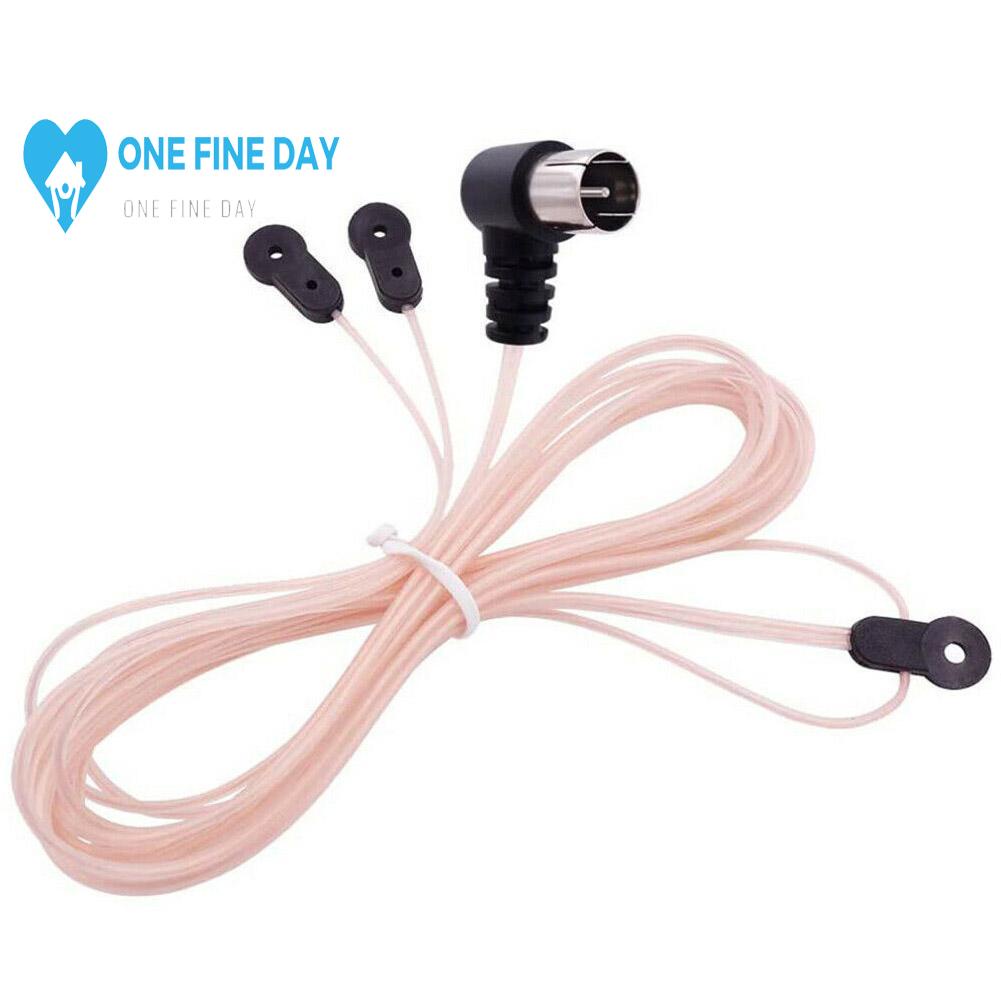 FM Radio Antenna 75 Ohm Dipole Indoor TV Antennas For Yamaha, JVC