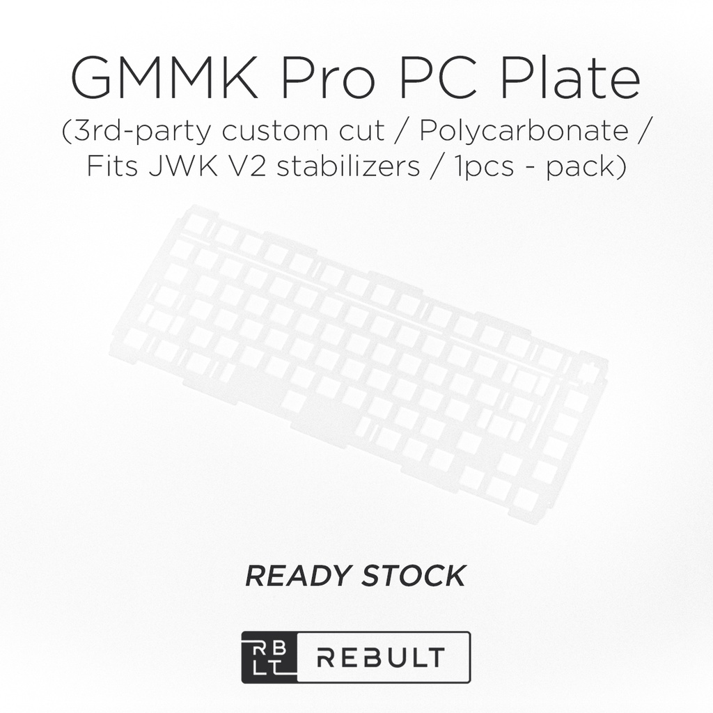 GMMK Pro Polycarbonate (PC) Plate (3rdParty Custom Cut) For GMMK Pro