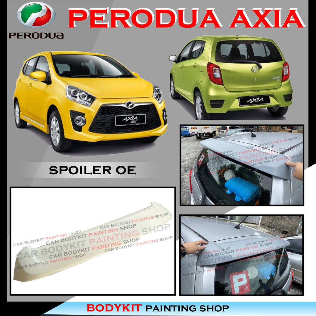 PERODUA AXIA 2014-2020 OEM STYLE REAR SPOILER TRUNK SPOILER DUCKTAIL ...