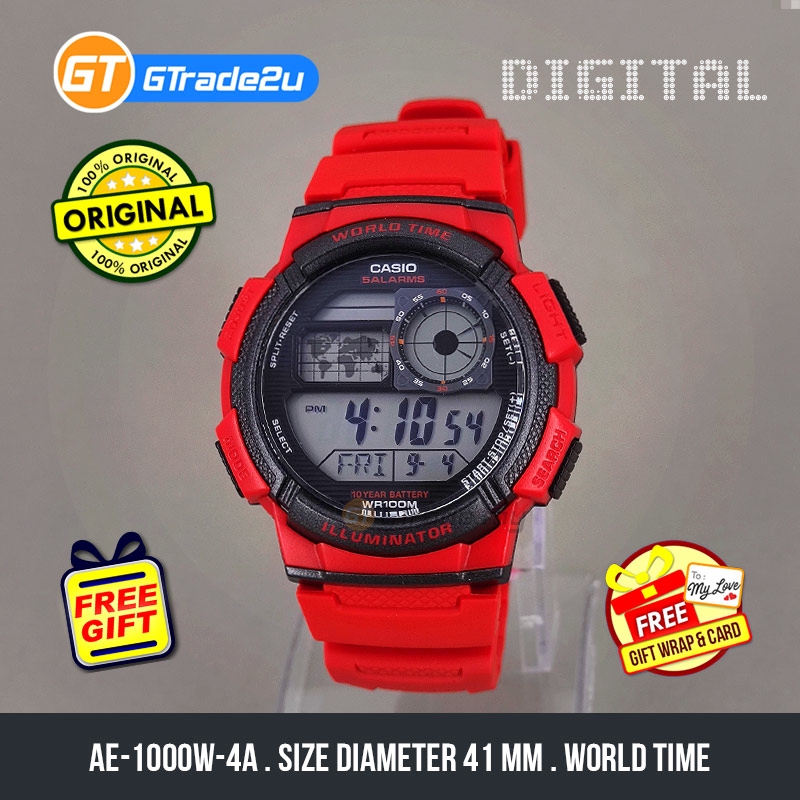 jam casio wr100m
