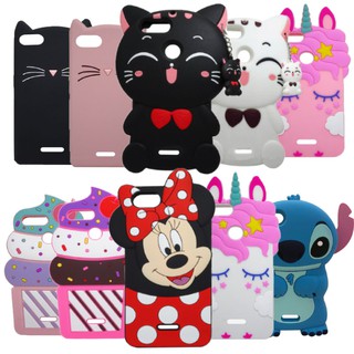 Xiaomi Redmi 6a Redmi 6 Casing Cute Cartoon Minnie Stitch Unicorn Cat Cover Shopee Malaysia