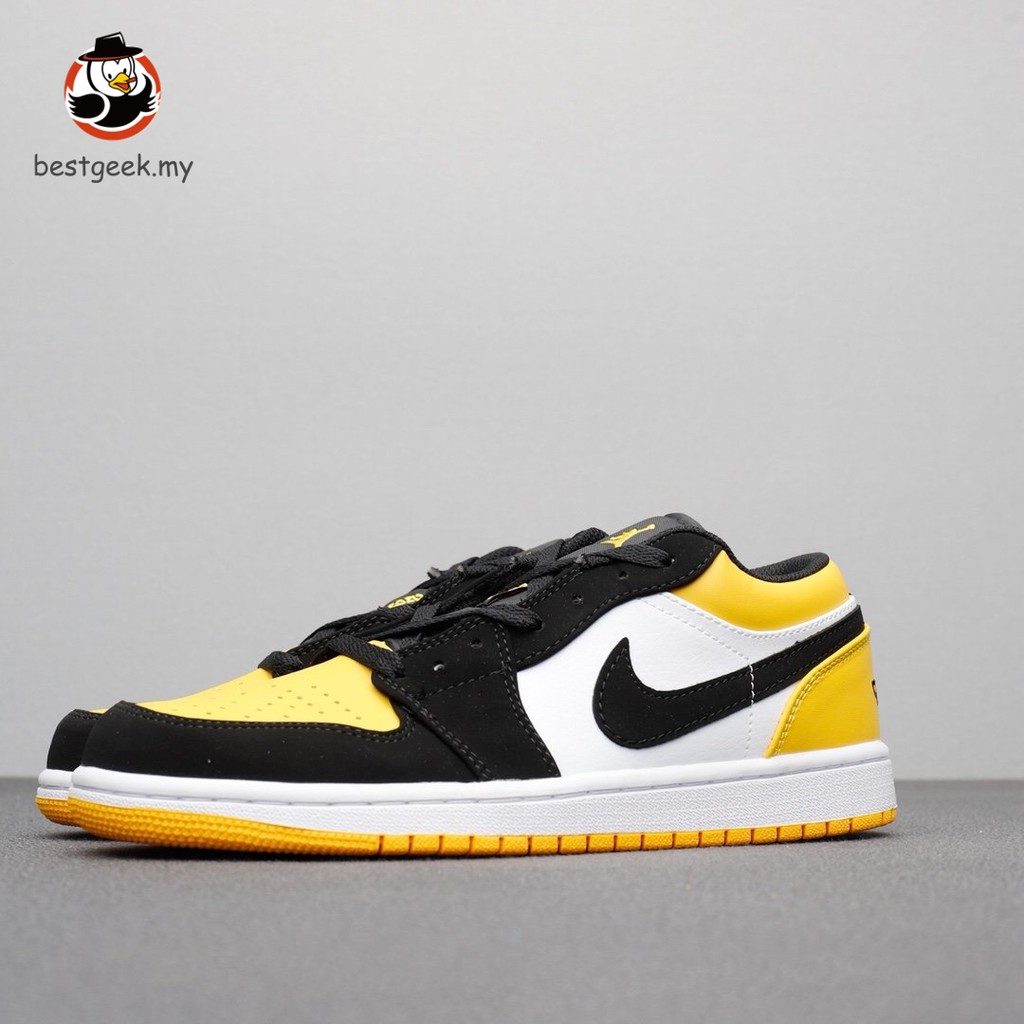 yellow and black jordan 1 low