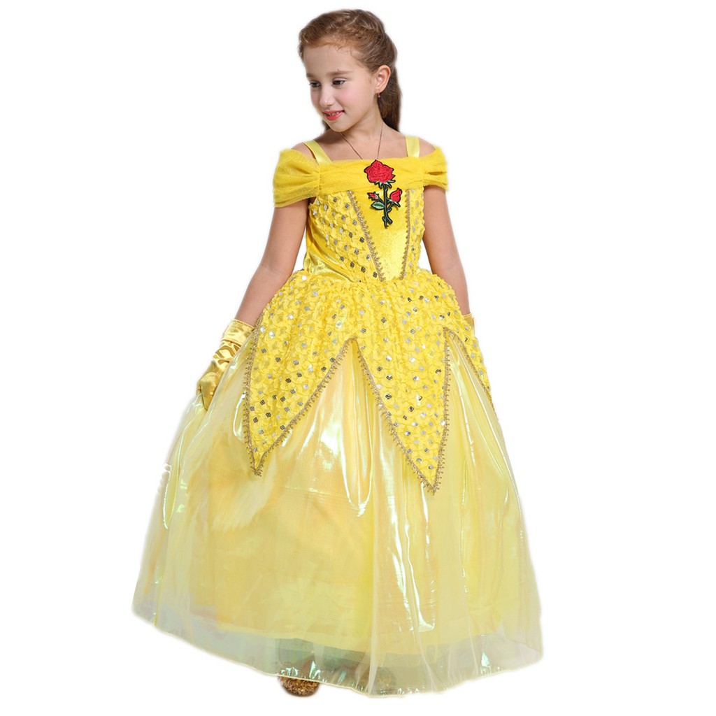 belle flower girl dress
