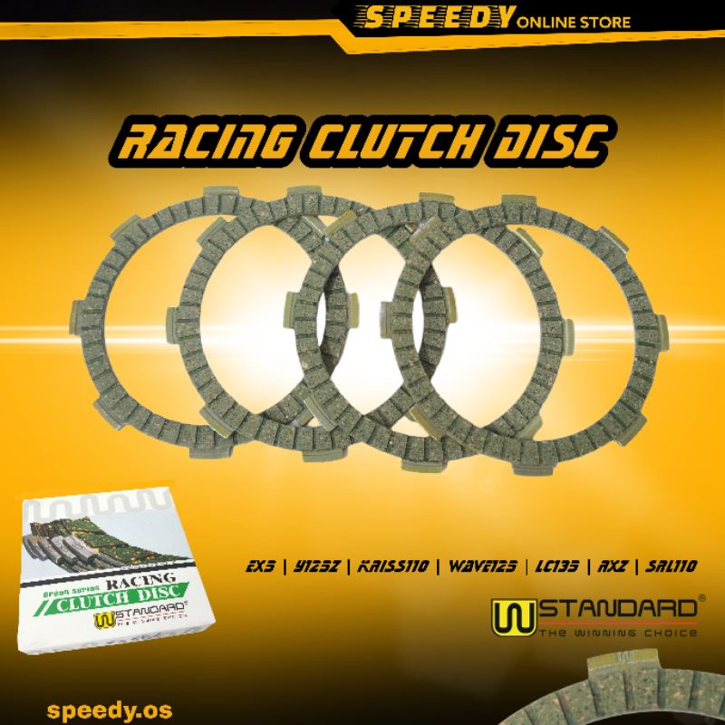 WSTANDARD RACING CLUTCH DISC PLATE EX5 /EX5 DREAM /WAVE100 /EX5 CLASS
