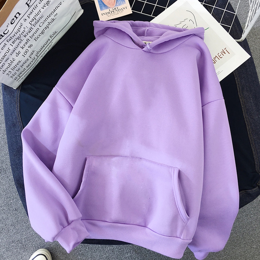 solid color hoodies womens