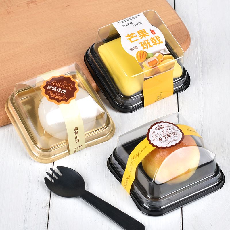 10set DURIAN CREPE BOX/PANCAKE TRANSPARENT BOX/MOONCAKE BOX