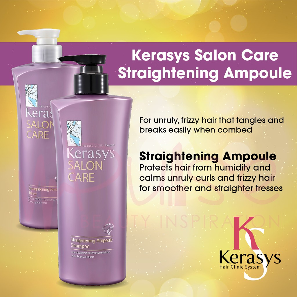 kerasys straightening ampoule shampoo