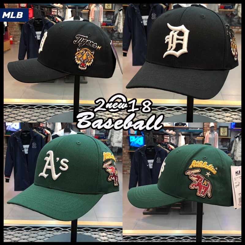 mlb green caps