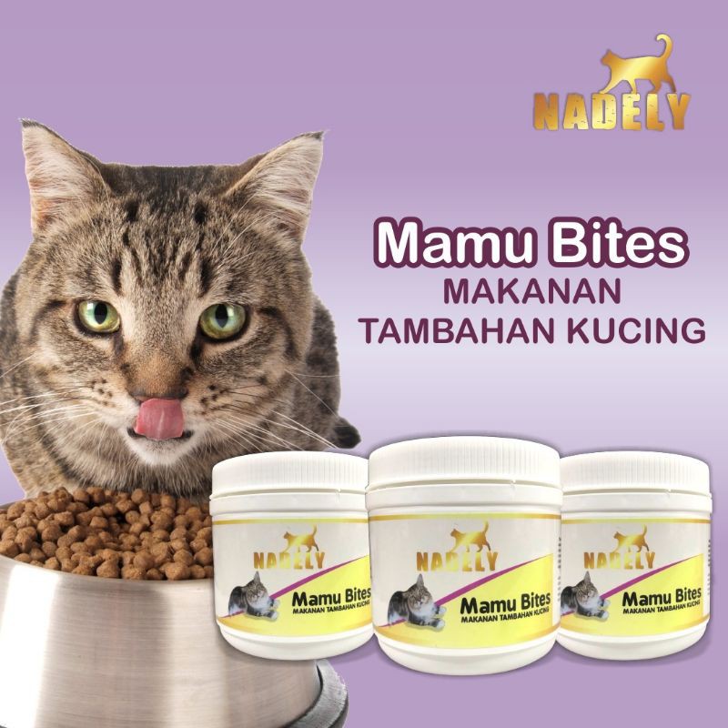 Buy MAKANAN TAMBAHAN KUCING MAMU BITES NADELY KIBBLE MULTIVITAMIN 