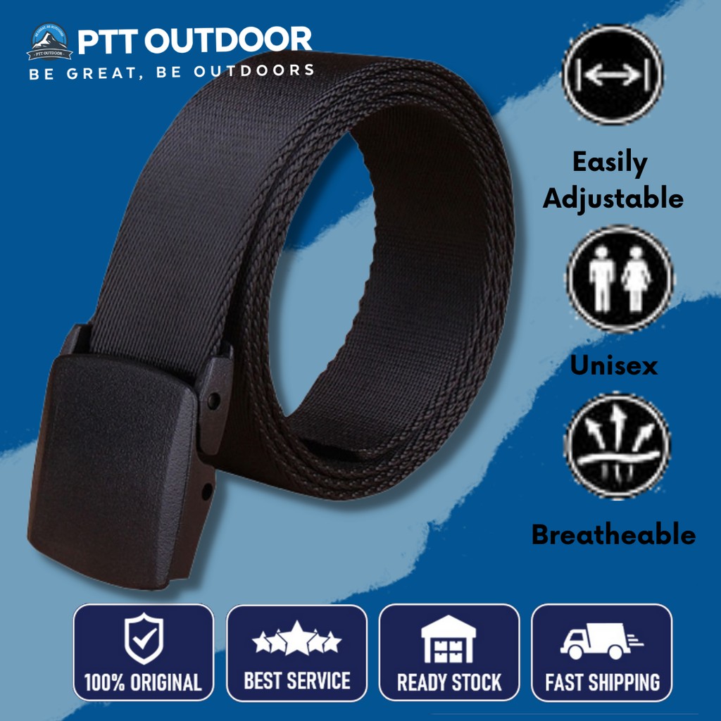 [READY STOCK] Lightweight Travel Belt / Tahan Nylon Belt